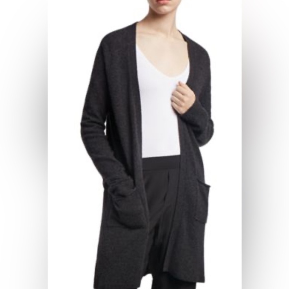 ATM Cashmere Cardigan Gray XS - Picture 2 of 5